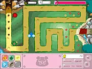 Play Defender: Holy Pig free tower defense game online, build defense towers against monsters, PlayArcadeHub