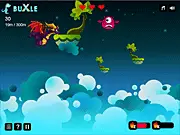 Dragon vs Monster free online side-scrolling shooting game with upgrades on PlayArcadeHub