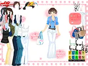 Kimberly Girl Dressup game image showing stylish outfits and accessories, play free online fashion game on PlayArcadeHub.