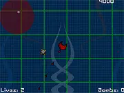 Impact Wars Online arcade shooter game screenshot, shooting enemies, avoiding the death zone, free game