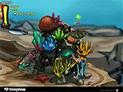 Kaleidoscope Reef game screen showing vibrant coral and fish, play free online restoration game