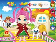 Screenshot of Ava and Jacob Dressup free online kids fashion game on PlayArcadeHub