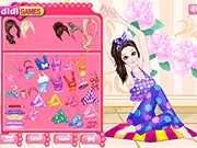 Free online dress-up game Beautiful Yoga Teacher showing a character in yoga attire, ready to instruct students.