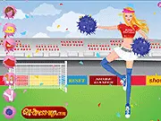 Glam Cheerleader Dress Up online free fashion game for girls