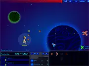 The Light Years free online space strategy game gameplay featuring resource mining, defending a base, and managing attack ships