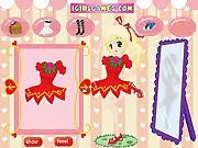 Screenshot of Cute Summer Dress Up game showing a girl model in a stylish summer outfit and trendy accessories