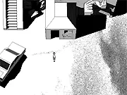 Play Journaliere free online mystery game driving and investigating a black & white world