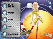 Galactic Princess Makeover game screenshot – Princess wearing a futuristic space outfit and armor