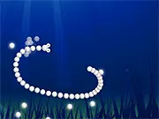 Snake Bounce 2 free online game, snake bouncing off walls to collect pearls, timing challenge game on PlayArcadeHub