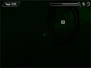 Coffin Trail free online horror mystery game with dark forest setting and main character's flashlight