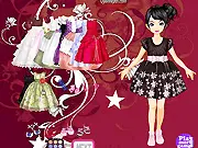 Flower Girl Dress-Up Makeover game online, choose sweet style flower girl dress, play free beauty makeover