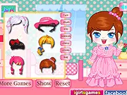 Play Cute Room Girl Dress Up free online fashion and style coordination game
