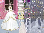 Styling a model in an elegant and charming floral gown or dress in the free online game