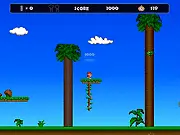 Jump N' Gun free online pixel art platformer gameplay screenshot with action and enemies