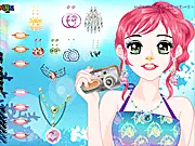 Play Young Girl Photographer, a free dress-up game online featuring clothes and accessories for a stylish girl getting ready for a photo shoot