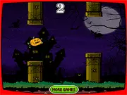 Play Flappy Halloween Pumpkin free online flying arcade game