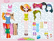 Play Vinny Cute Girl Dress Up free online, styling the adorable character with cute clothes and a new hairstyle