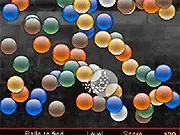 Capture the Ball free online game, hand catching colored balls, speed puzzle screenshot
