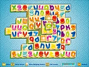 Play Letter and Number Mahjong free online tile matching puzzle game