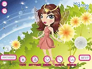 Shiny Fairy Dressup free online game, magical clothing and wings, fantasy fairy makeover screenshot