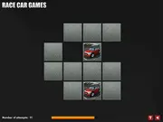 Mini Cooper Memory free online game screen showing a grid of cards to be flipped and matched with stylish Mini Cooper car images.