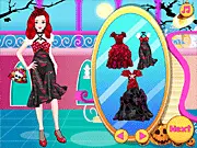 Star Girl Styles For Halloween dress up game, showing two girls in stylish costumes and makeup