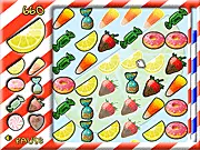 Candy Slider free online puzzle game with colorful sliding candies, a time meter, and chewing gum blocks