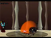 Screenshot from Fear Unlimited Issue 2 online action game showing the main character fighting multiple enemies with a sword and a gun.