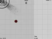 Dark Charger online game screenshot showing the character ramming into enemies and collecting orange time balls