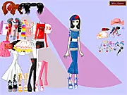 Play Pop Star Stage Dress Up free online game, preparing a singer for her performance