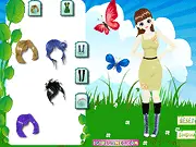 Romantic Spring Outing dress up game screenshot - styling fashionable spring clothes for a date online
