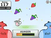 Hungry Brothers Online Free Game screenshot - Help them eat all the food on PlayArcadeHub