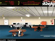 DTZ World Cup Keepy Ups free online soccer game screenshot showing a player juggling a ball and collecting coins