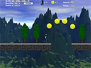 Tobikomi Demo side-scrolling 2D platformer game featuring a character jumping on enemies and collecting coins. Play free online retro game.