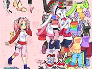 Haruna Sakura dress up anime character fashion