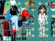 Free online fashion game thumbnail for Sporty Punk Dress Up