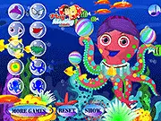 Play Pedro the Octopus Dressup free online game on PlayArcadeHub - cute underwater fashion and styling game.