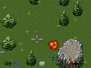 Screenshot of Infinite Shooter, a free online plane fighter game with high score action