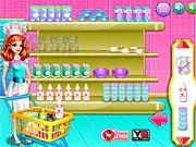 Play Sweet Heart Cupcake free online game. Image shows a decorated pink cupcake with frosting and heart sprinkles.