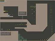 Droids 2 free robot shooter game online with rolling machine character firing at enemies and grabbing coins