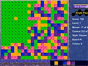 Virus 3 game screen showing a colorful grid and the infection spreading across the board, free online strategy puzzle game