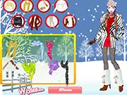 Winter Girl Dressup game free online fashion