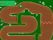 Off Road Racing online game screenshot featuring a Jeep driving fast on a dirt track