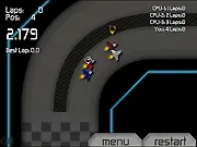 USS Space Race free online futuristic spaceship racing game