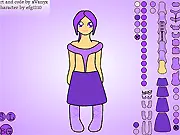 Play Princess Amethyst Dress Up free online game, royal fashion and styling game, future queen clothes