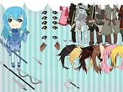 Chocobeery Warrior Dress Up free online game, play anime character dress up, create fantasy warrior styles