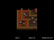 Steal the Gem free online game screenshot showing a pixel art character infiltrating a base to steal a jewel
