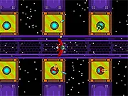 Free online game thumbnail for Helix Jump, showing a bouncing ball dropping through a colorful spinning tower maze on PlayArcadeHub.