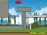 Play Stan New World free online, classic adventure platformer game, collect gold coins, jump on switches