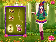 Play Cute Girl Robin Hood free online, dress up game, select Robin Hood style dresses and outfits from a wardrobe